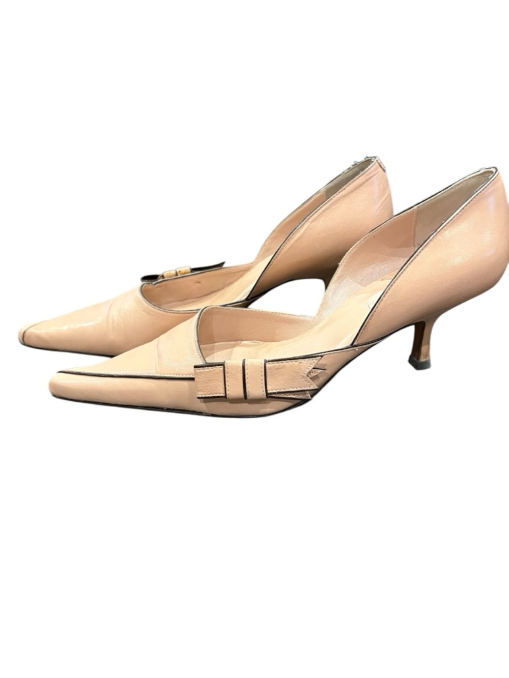 Pegabo Nude/Light Pink Pointed Toe Heels, size 7